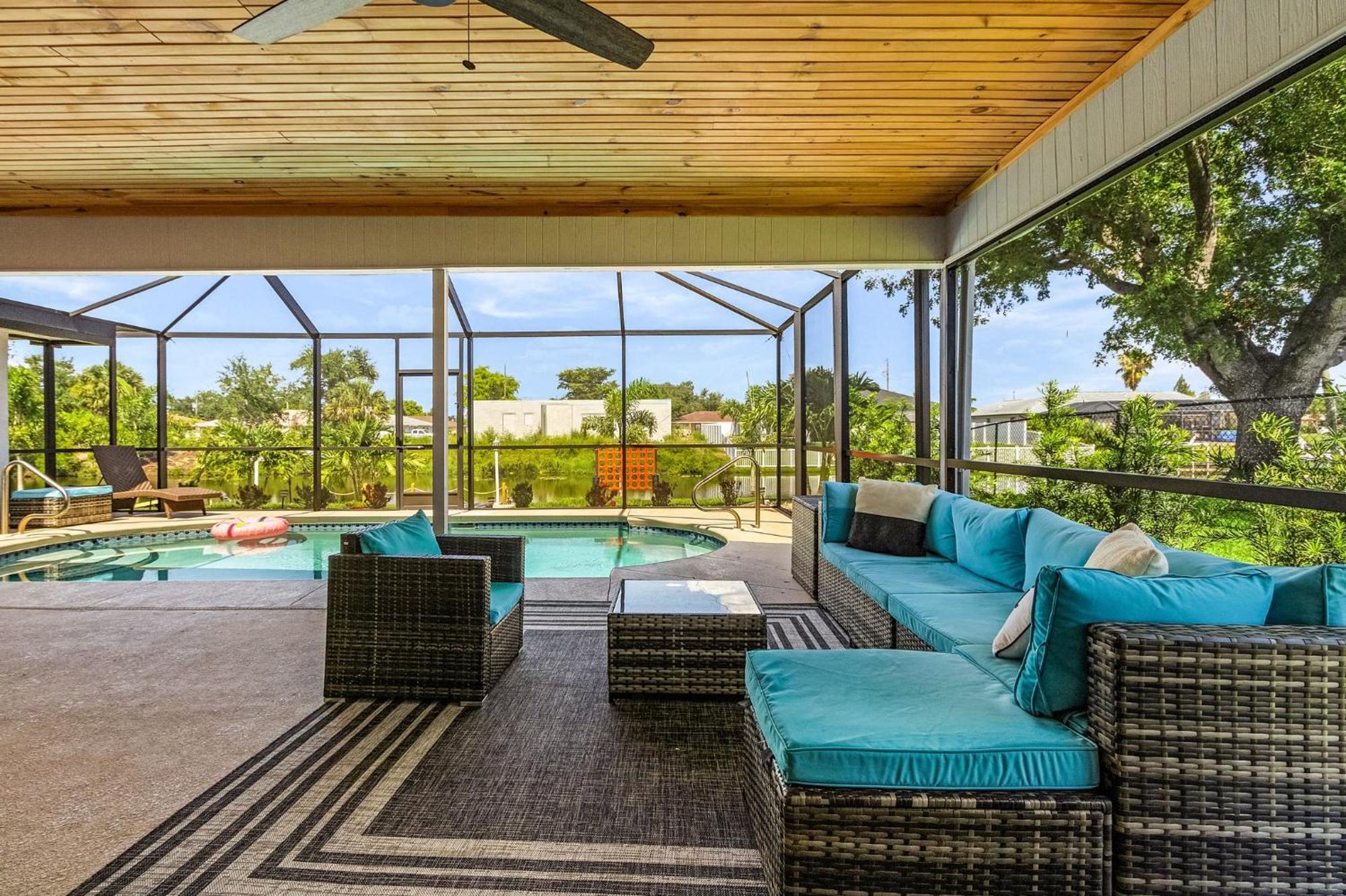 Cozy Retreat, Heated Pool, Water Canal, Bikes,3 Bedroom Cabo Coral Exterior foto